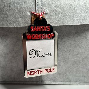 Santa’s Workshop Picture Frame Ornament
